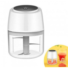 Mini Blender Electric, 3 Cutite, Incarcare USB, Tocator pentru usturoi si alte legume 250ml
