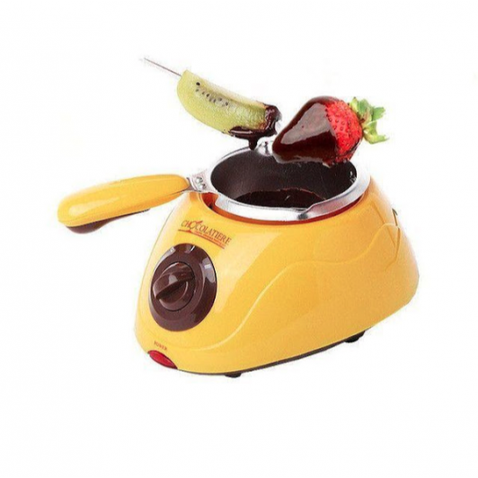 Aparat electric pentru topit ciocolata + Set Fondue – Chocolatiere