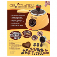 Aparat electric pentru topit ciocolata + Set Fondue – Chocolatiere