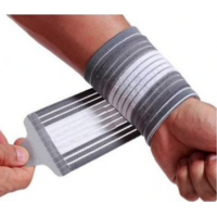 Suport elastic pentru incheietura mainii, unisex, gri