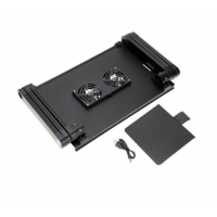 Masa laptop multifunctionala T8, reglabila, 2 ventilatoare