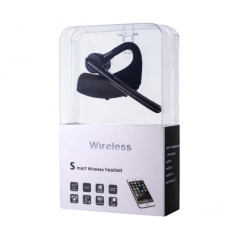Casca Bluetooth V8, Wireless, reduce zgomotul si ecoul din apeluri, claritate HD, Negru