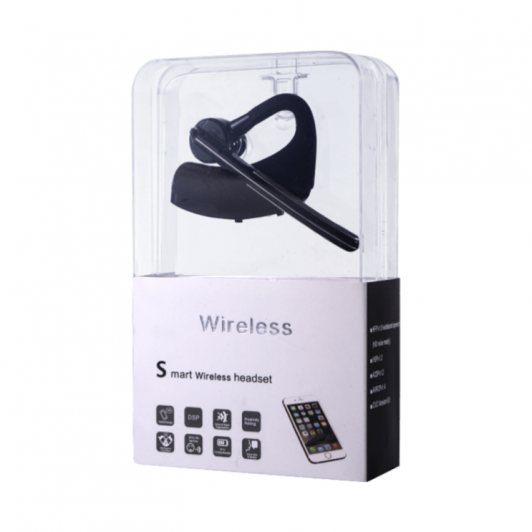 Casca Bluetooth V8, Wireless, reduce zgomotul si ecoul din apeluri, claritate HD, Negru