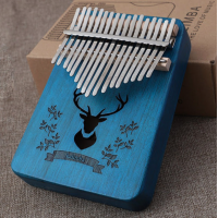 Mini pian Kalimba cu 17 clape