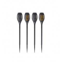 Set 4 x Lampa solara de gradina tip torta 51.5 cm