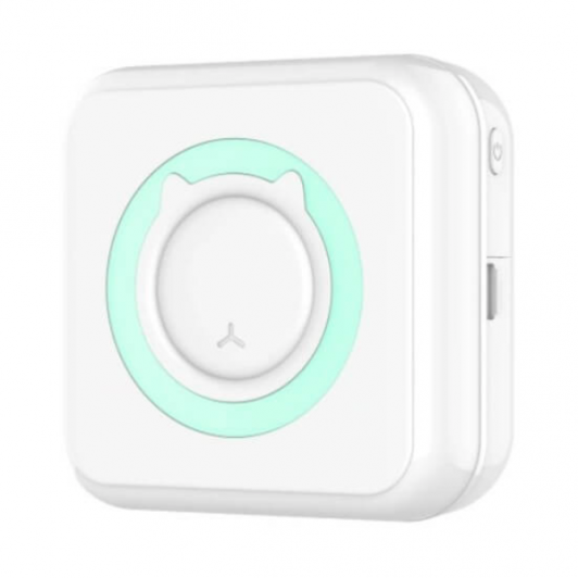 Mini imprimanta portabila pentru telefon, 1 rola de hartie termica inclusa