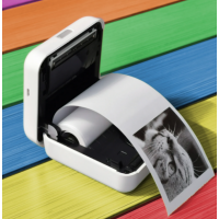 Mini imprimanta portabila pentru telefon, 1 rola de hartie termica inclusa