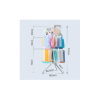 Uscator de rufe vertical pliabil, 170 cm