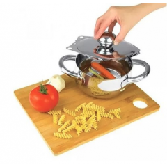 Capac extensibil pentru oale, tigai, otel inoxidabil, 14-24cm