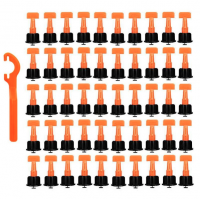 Set 50 tije refolosibile 1.5 mm sistem nivelare gresie