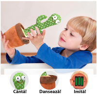 Jucarie de plus Cactus dansator – Danseaza, Canta, Imita