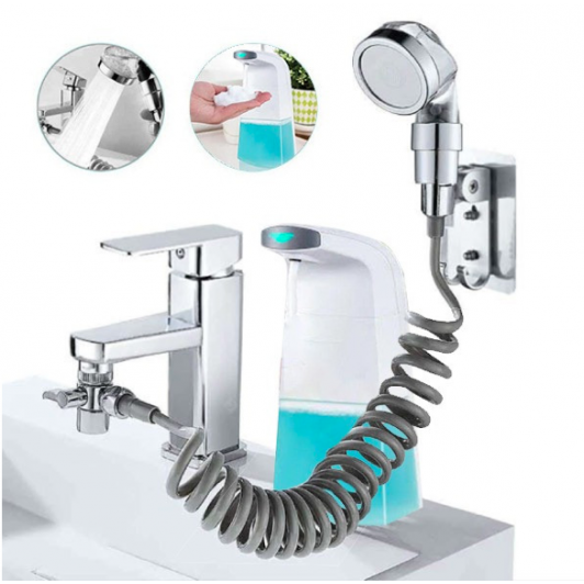 Dozator sapun cu senzor + Extensie dus pentru robinet