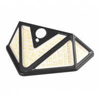 Lampa 166 LED cu panou solar si senzor de miscare