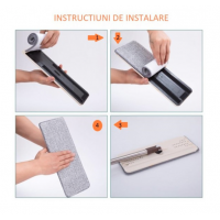 Mop cu 2 cuve pentru spalare si stoarcere