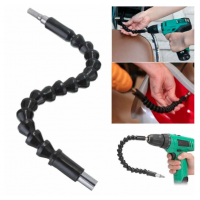Set extensor flexibil biti sau burghie si surubelnita cu clichet, 8 piese