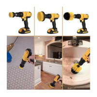 Set 3 perii curatare cu adaptor pentru bormasina/autofiletanta