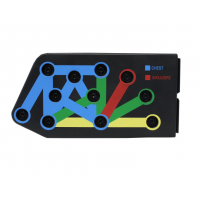 Placa pentru flotari multifunctionala, pe baza de culori, cu manere, pentru piept, umeri, spate