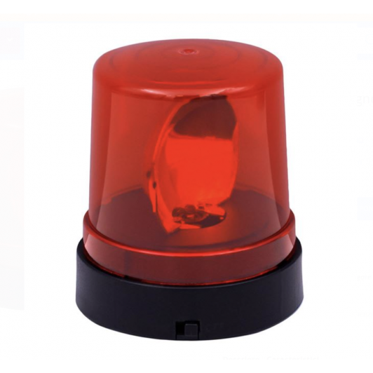 Lampa pentru copii, 9 x 11 cm, model girofar ROSU