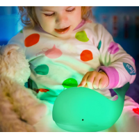 Lampa de Veghe Balena cu lumina calda pentru nopti linistite