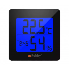 Statie Meteorologica cu Termometru, Higrometru, Ceas, Alarma