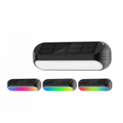 Set 4 x Lampa Solara pentru Gard, Perete, Scari și Gradina, cu 2 moduri de iluminare