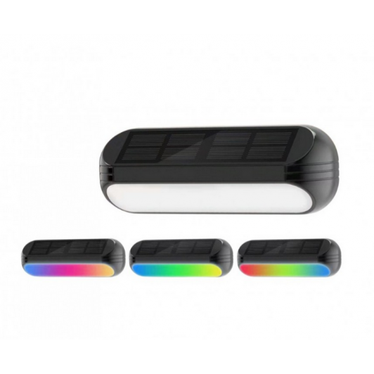 Set 4 x Lampa Solara pentru Gard, Perete, Scari și Gradina, cu 2 moduri de iluminare