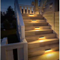Set 4 x Lampa Solara pentru Gard, Perete, Scari și Gradina, cu 2 moduri de iluminare