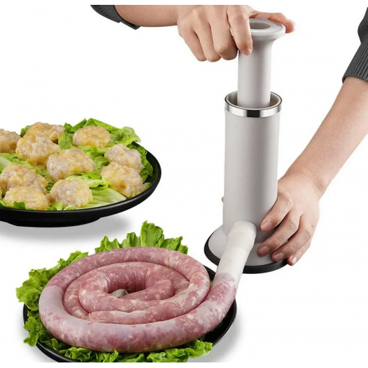 Masina de umplut carnati verticala, manuala, usor de utilizat