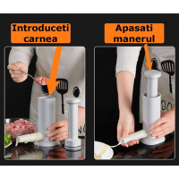 Masina de umplut carnati verticala, manuala, usor de utilizat