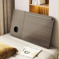 Masa pliabila pentru laptop cu suport pentru pahar, reglabila pe inaltime 5 pozitii, negru