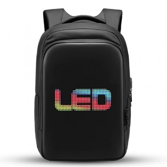 Ghiozdan smart cu ecran LED, afisaj color, diverse compartimente