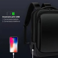 Ghiozdan smart cu ecran LED, afisaj color, diverse compartimente