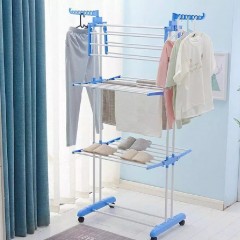 Uscator de rufe vertical, pliabil si mobil, suport umerase, inaltime 170 cm
