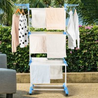 Uscator de rufe vertical, pliabil si mobil, suport umerase, inaltime 170 cm