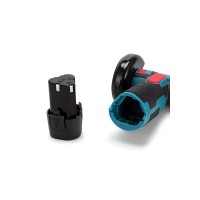 Mini polizor, flex portabil, 2 acumulatori si 5 discuri incluse, 12v