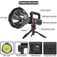 Lanterna LED cu trepied, putere foarte mare, generatie LED noua, USB