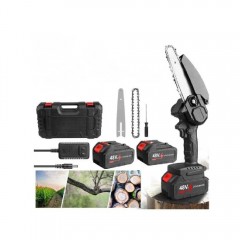 Drujba electrica, mini fierastrau 6 inch, 2 acumulatori de 48V inclusi
