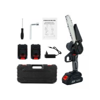 Drujba electrica, mini fierastrau 6 inch, 2 acumulatori de 48V inclusi