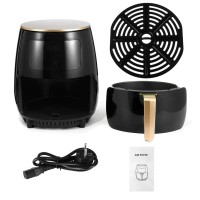 Air Fryer, friteuza cu aer cald, 6l, 2400W, afisaj digital, control tactil