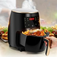 Air Fryer, friteuza cu aer cald, 6l, 2400W, afisaj digital, control tactil
