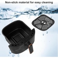 Air Fryer, friteuza cu aer cald, 8l, 2400W, afisaj digital, control tactil