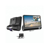 Camera auto tripla, filmeaza in interior, fata si spate, Full HD, ecran 4