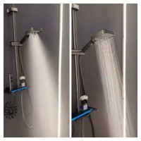 Coloana de dus premium, design modern, ploaie relaxanta, termostat inteligent, iluminare LED