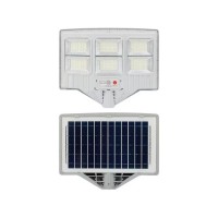 Lampa solara stradala 150W, cu telecomanda, 108 LED-uri, cu suport si senzor de miscare, JG-706