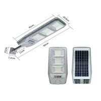 Lampa solara led cu incarcare solara, 100W, IP65, panou incorporabil, JG-803