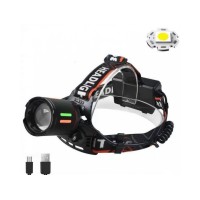 Lanterna de cap cu zoom telescopic, 20w, raza de actiune 500m