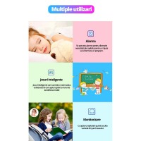 Ceas Smartwatch pentru copii, Smart Wear, Masoara Pasii, slot SIM, urmarire LBS, impermeabil, Verde