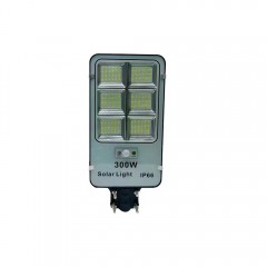 Lampa solara stradala, putere 300W, cu telecomanda, senzor de lumina si miscare, IP66