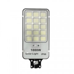 Lampa solara stradala, putere 1000W, cu telecomanda, senzor de lumina si miscare, IP66