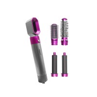 Uscator de par 5 in 1, capete interschimbabile, perie cu aer cald, filtru de aer, 1100W